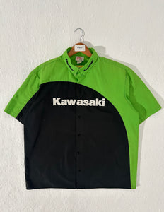 Kawasaki Motorcross Button-Up Shirt Sz. XL