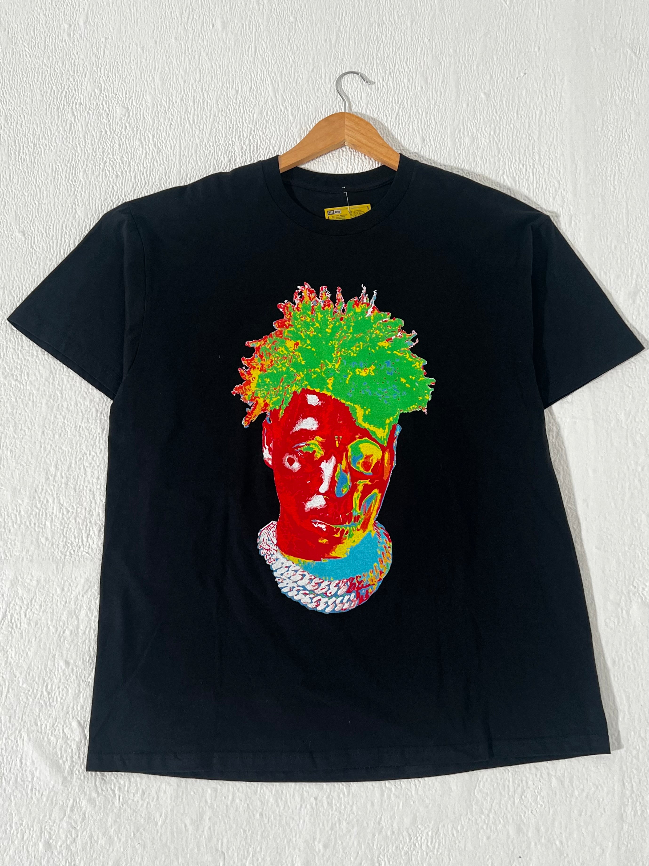 【値下げ対応可能‼️】VLONE Tシャツ コラボ NBA Youngboy Vlone x Never Broke Again Eyes T-shirt Black Men's - FW21 - US