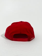 Vintage 1990's Chicago Bulls Red Signature Snapback Hat