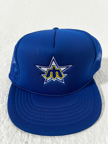 Seattle Mariners Trident M Logo Trucker Hat