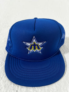 Seattle Mariners Trident M Logo Trucker Hat