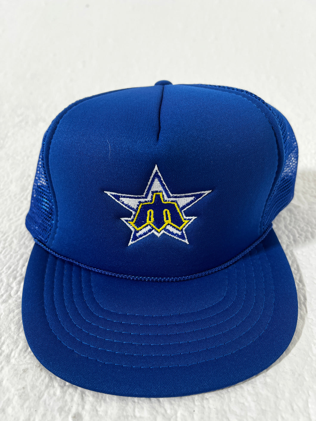 Seattle Mariners Trident M Logo Trucker Hat