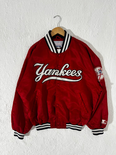 New York Yankees Red Starter Jacket Size XL