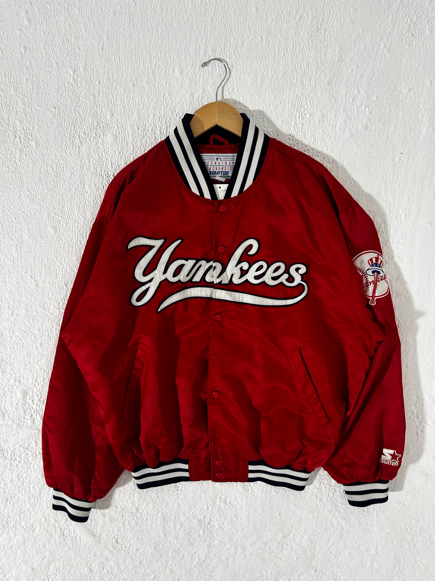 New York Yankees Red Starter Jacket Size XL