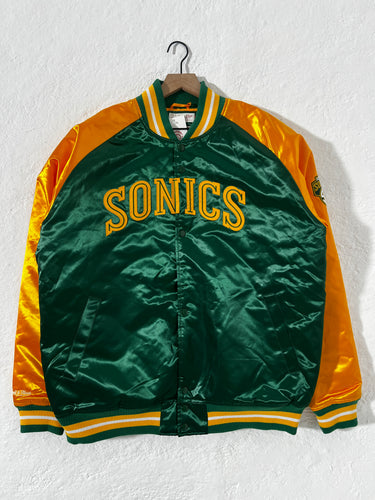 Retro Seattle Supersonics Mitchell & Ness Jacket Size 2XL