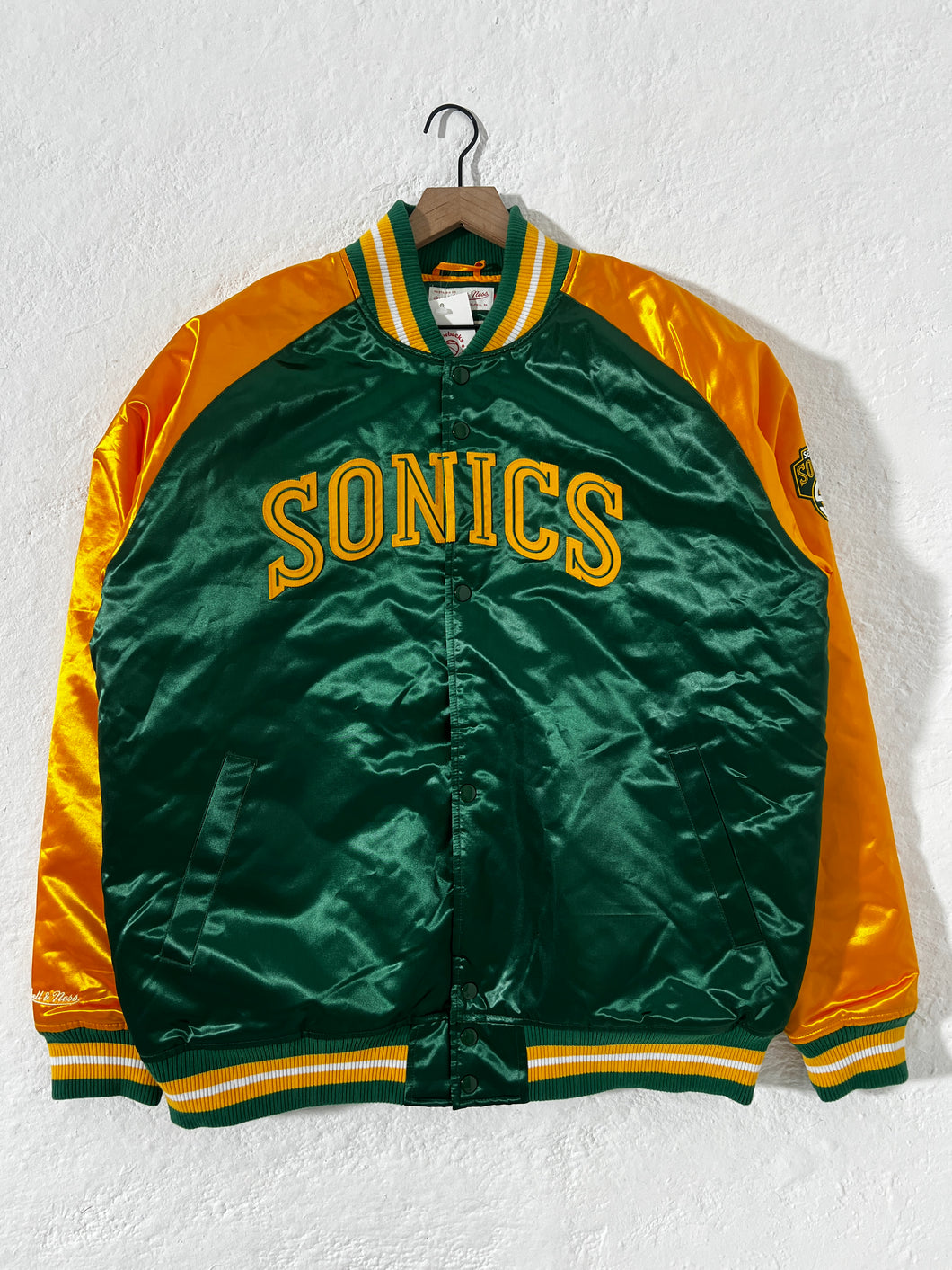 Retro Seattle Supersonics Mitchell & Ness Jacket Size 2XL