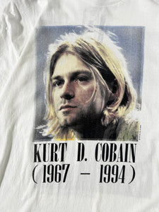 Vintage 1990's Kurt Cobain Memorial Tee Bootleg Sz. XL