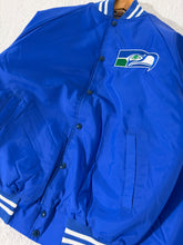 Seattle Seahawks Satin Button Up Sz. M