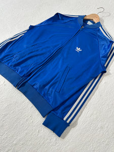 Vintage 1980's Adidas ATP Keyrolan Blue Zip Up Jacket Sz. L (DEPT1)