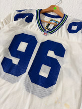 Vintage Cortez Kennedy Seattle Seahawks White Jersey Russell Sz. XL 48