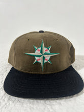 Vintage 90s DS Seattle Mariners New Era Brown Snapback