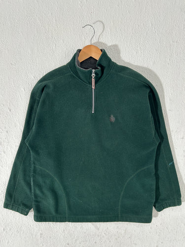 Vintage Bugle Boy Snow Fleece Quarter-Zip Jacket Sz. M