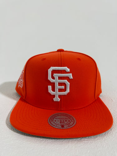 San Francisco Giants Back to Basics MLB Orange Snapback Hat