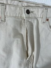 Vintage 90s Levis White 550s Relaxed Fit Tapered Leg 36X32