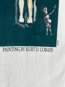 Vintage 1990's Kurt Cobain Memorial Tee Bootleg Sz. XL