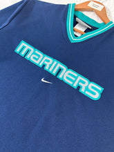 Vintage Seattle Mariners Nike Center Swoosh Pull Over Jersey Size M