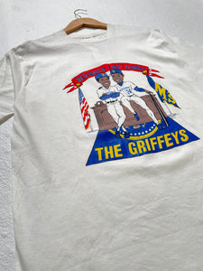 Vintage The Griffeys "Baseball's First Family" Seattle Mariners T-Shirt Sz. L