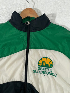 Vintage 1990's Seattle SuperSonics APEX Windbreaker Jacket Sz. XL