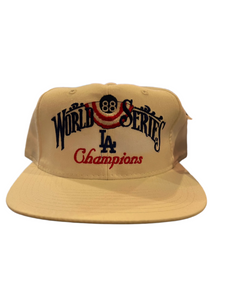 Vintage 1988 Los Angeles Dodgers World Series Champions Snapback Hat