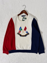 Retro polo flag crewneck