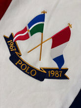 Retro polo flag crewneck