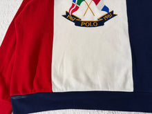 Retro polo flag crewneck