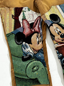 TBNW 1 of 1 Custom "Mickey & Minnie" Tapestry Pants Sz. 36 x 30