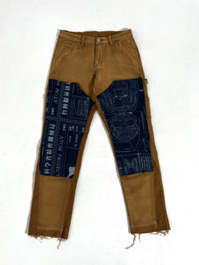 TBNW 1 of 1 Custom Astroboy Diagram Pants Sz. 32 x 32