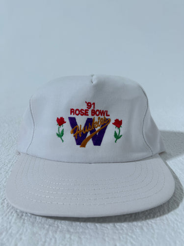 Vintage UW Huskies 91' Rose Bowl Champions Snapback