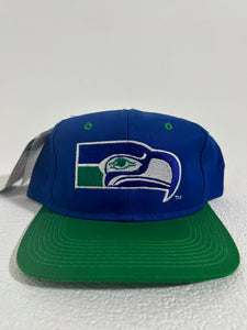 Vintage 1990's Seattle Seahawks Logo Sports Specialties Snapback Hat