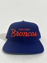 Vintage 1990's Denver Broncos Wool Sports Specialties Script Snapback Hat