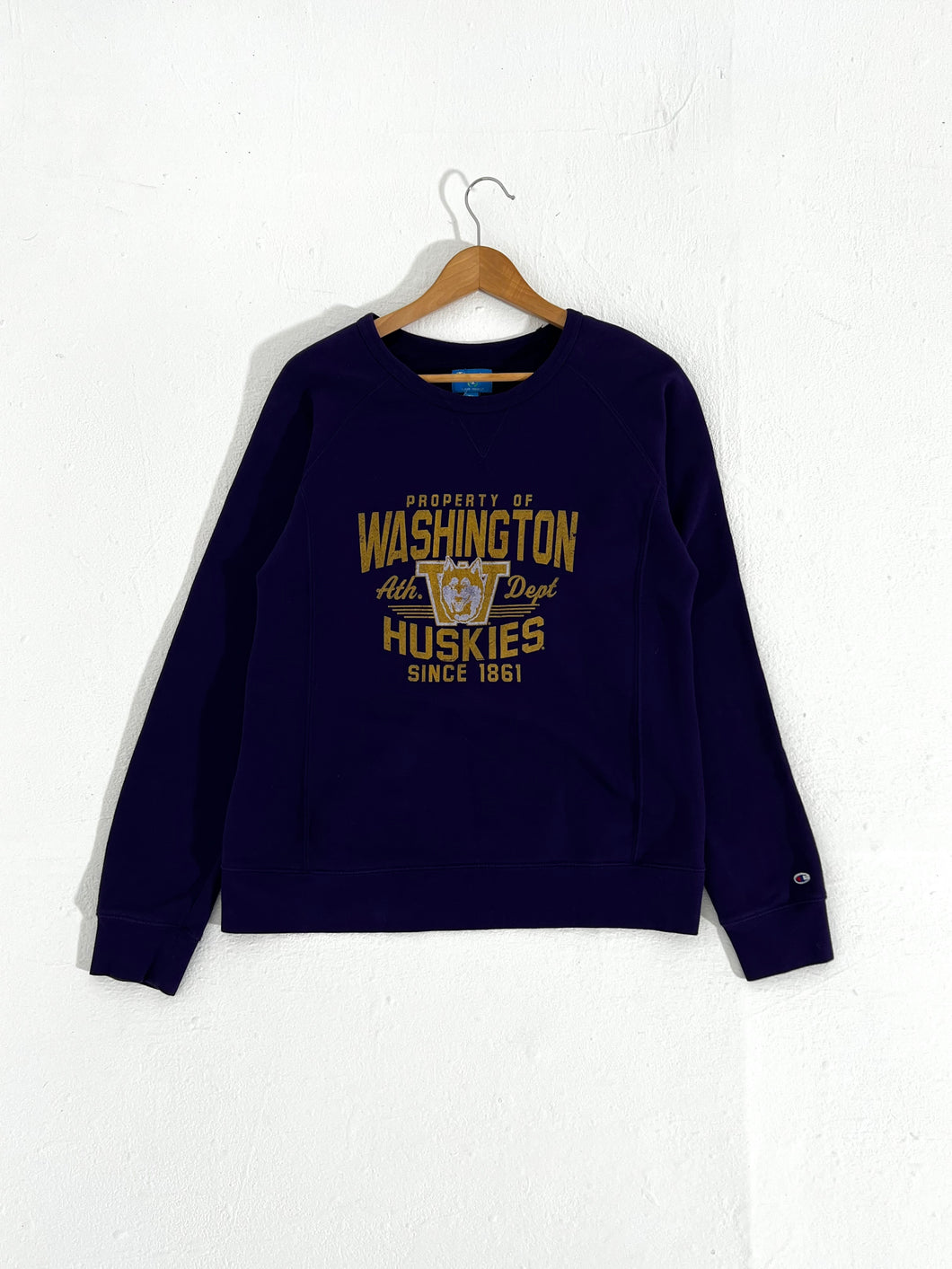 Vintage University of Washington UW Huskies Purple Champion Crewneck Sz. XL (W)