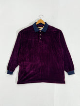 Vintage Imprints Velour Collared Long Sleeve Sz. XL