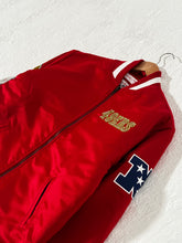 San Francisco 49ers Heavyweight Satin Mitchell & Ness Red Jacket Sz. S (NWT)