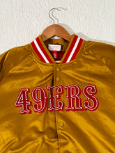 San Francisco 49ers Heavyweight Satin Mitchell & Ness Gold Jacket Sz. XL (NWT)