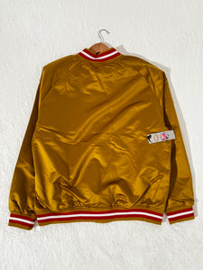 San Francisco 49ers Heavyweight Satin Mitchell & Ness Gold Jacket Sz. XL (NWT)