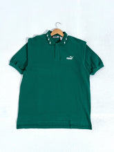 Vintage 1990's Puma Green Polo Sz. XL