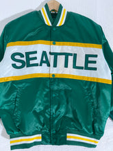 Seattle Supersonics Custom TBNW Satin Bomber Jacket