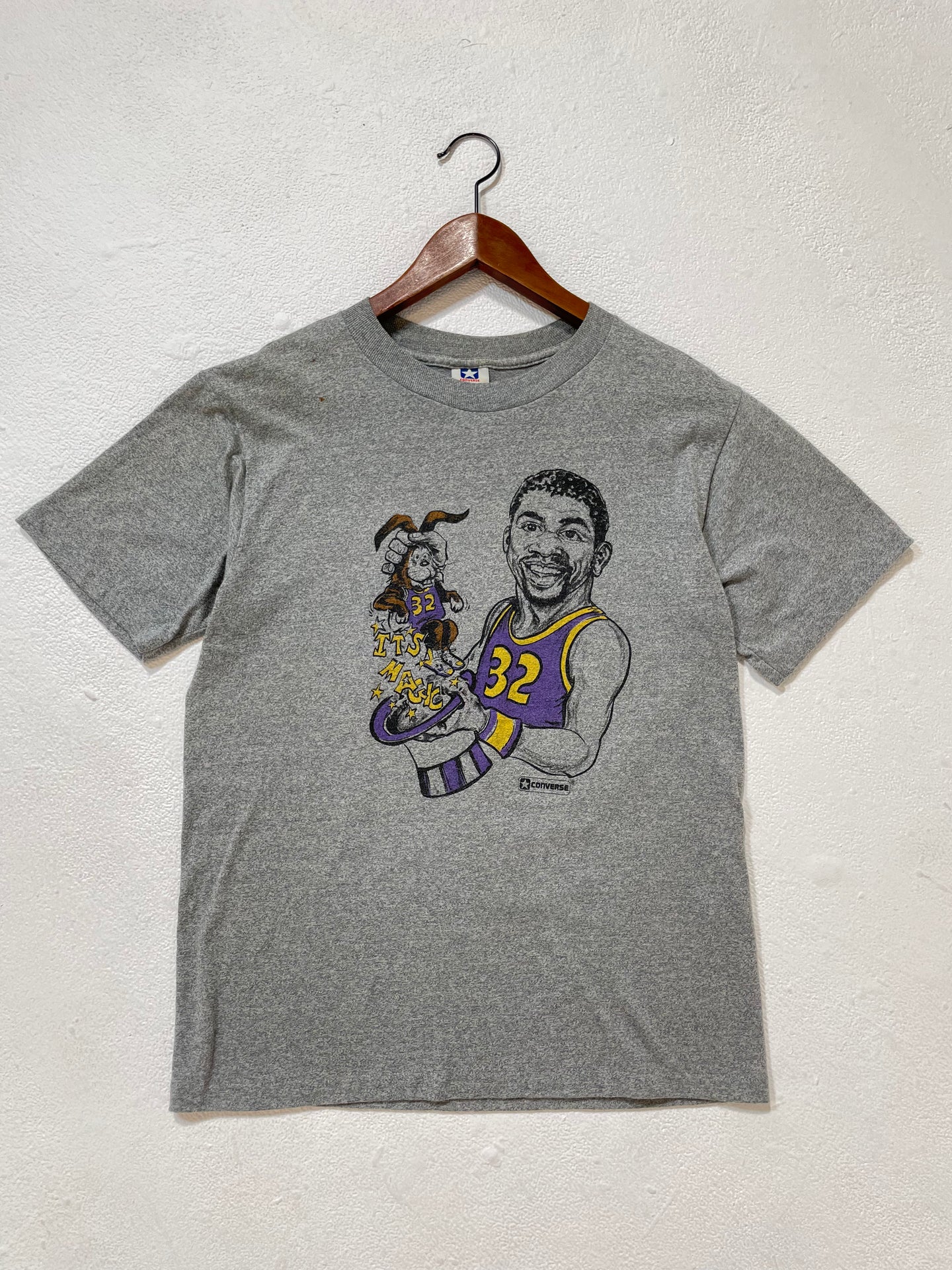 Vintage 1980's Converse Magic Johnson T-Shirt Sz. L