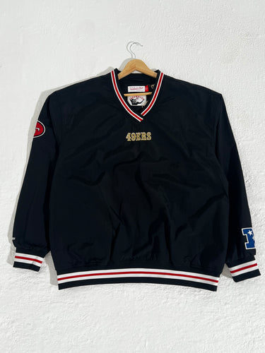 San Francisco 49ers Mitchell & Ness Windbreaker Pullover Sz. L
