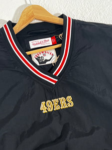 San Francisco 49ers Mitchell & Ness Windbreaker Pullover Sz. L