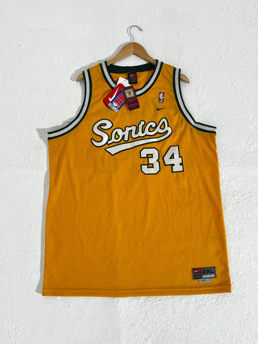 Vintage Deadstock Ray Allen Seattle Supersonics NBA Nike Jersey Sz. 2XL
