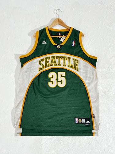 Vintage Kevin Durant Seattle Supersonics Adidas NBA Jersey Sz. XL