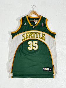 Vintage Kevin Durant Seattle Supersonics Adidas NBA Jersey Sz. XL