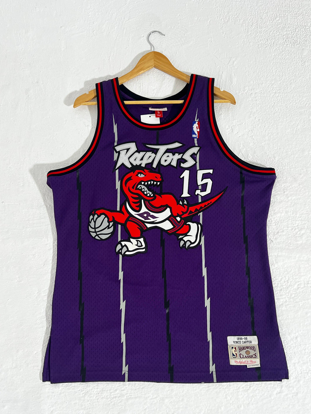 Vince Carter Toronto Raptors Retro Mitchell & Ness Swingman NBA Jersey Sz. L