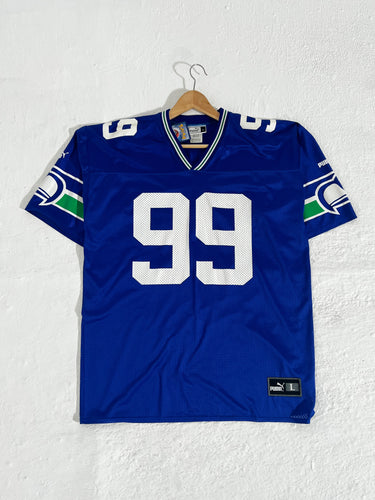Vintage 2001 Levon Kirkland Seattle Seahawks NFL Jersey Sz. L