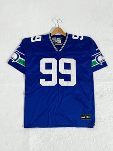 Vintage 2001 Levon Kirkland Seattle Seahawks NFL Jersey Sz. L