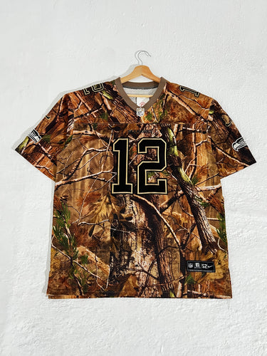 Seattle Seahawks Realtree Fan #12 Jersey Sz. 52 On Field Jersey