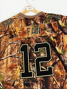 Seattle Seahawks Realtree Fan #12 Jersey Sz. 52 On Field Jersey