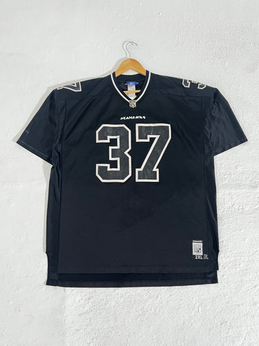 Vintage Seattle Seahawks Black Shaun Alexander NFL Reebok Jersey Sz. XXL